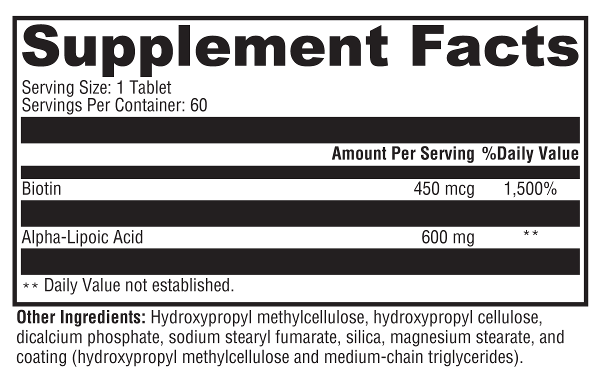 Supplement facts. For more information please call 1 (800) 647-6100