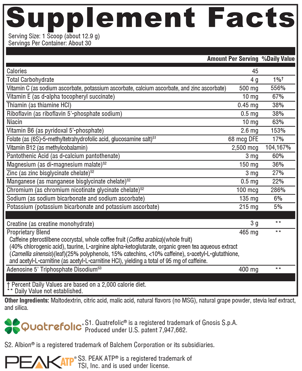 Supplement facts. For more information please call 1 (800) 647-6100