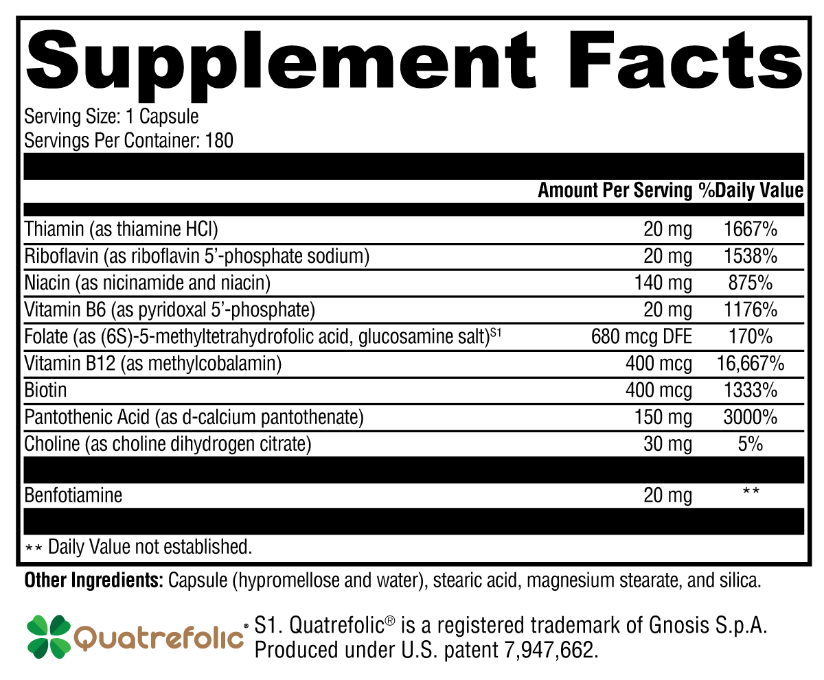 Supplement facts. For more information please call 1 (800) 647-6100