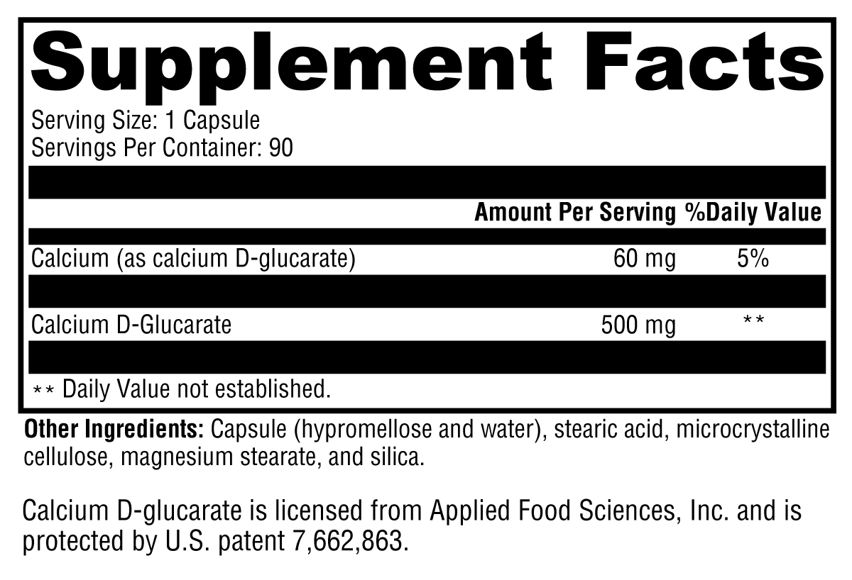 Supplement facts. For more information please call 1 (800) 647-6100