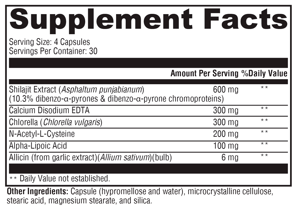 Supplement facts. For more information please call 1 (800) 647-6100