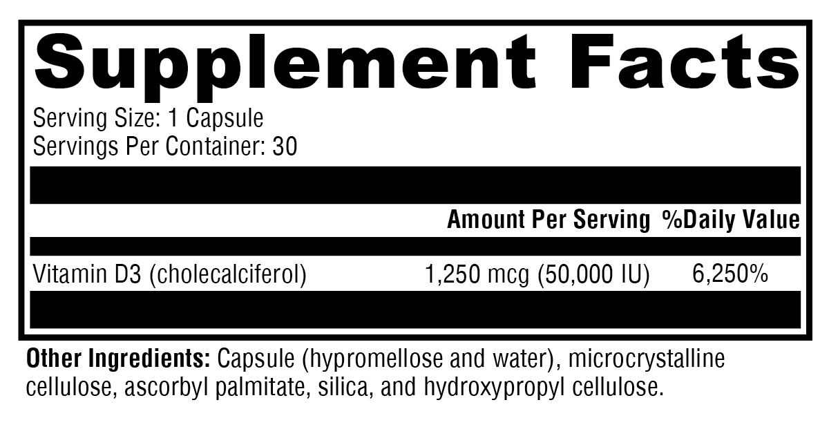 Supplement facts. For more information please call 1 (800) 647-6100