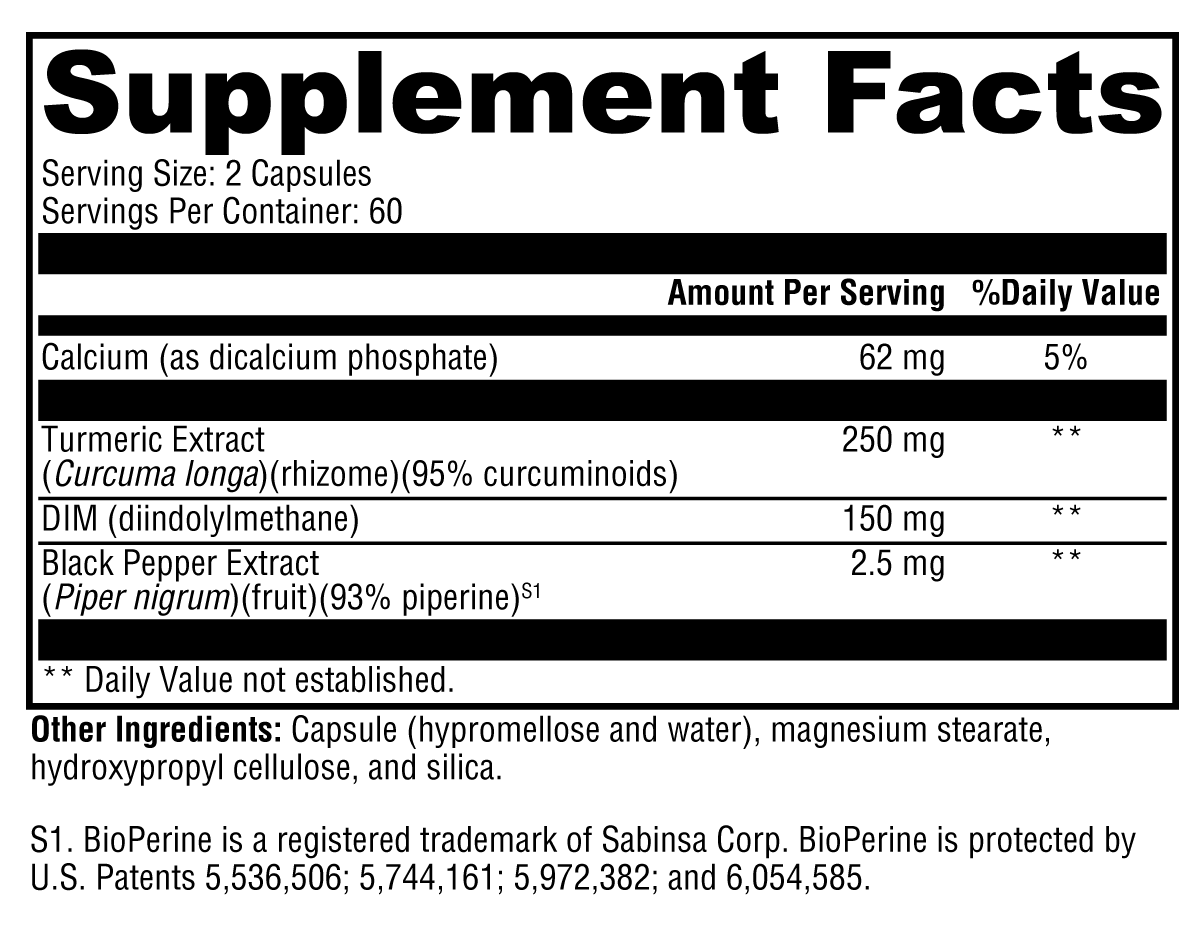 Supplement facts. For more information please call 1 (800) 647-6100