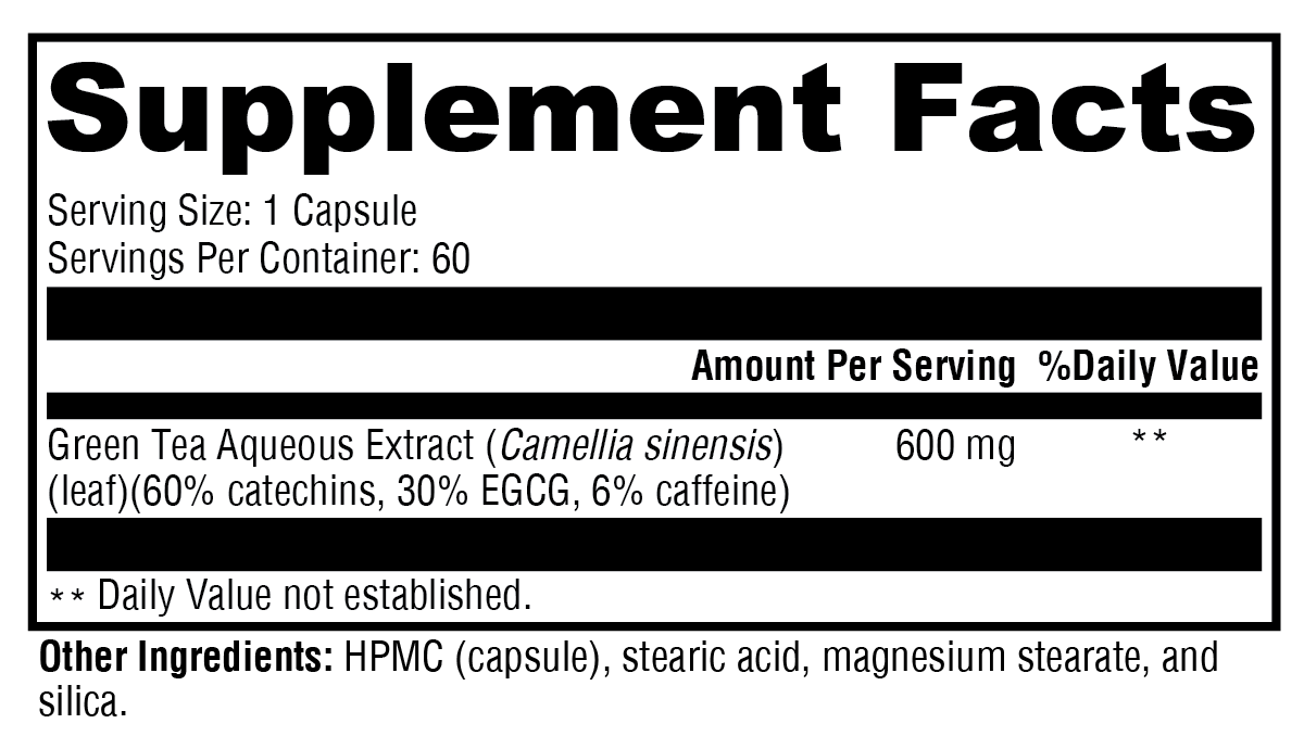 Supplement facts. For more information please call 1 (800) 647-6100
