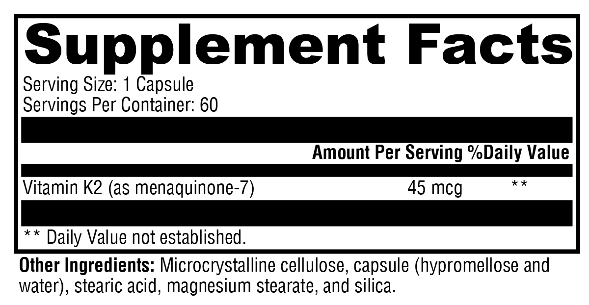 Supplement facts. For more information please call 1 (800) 647-6100
