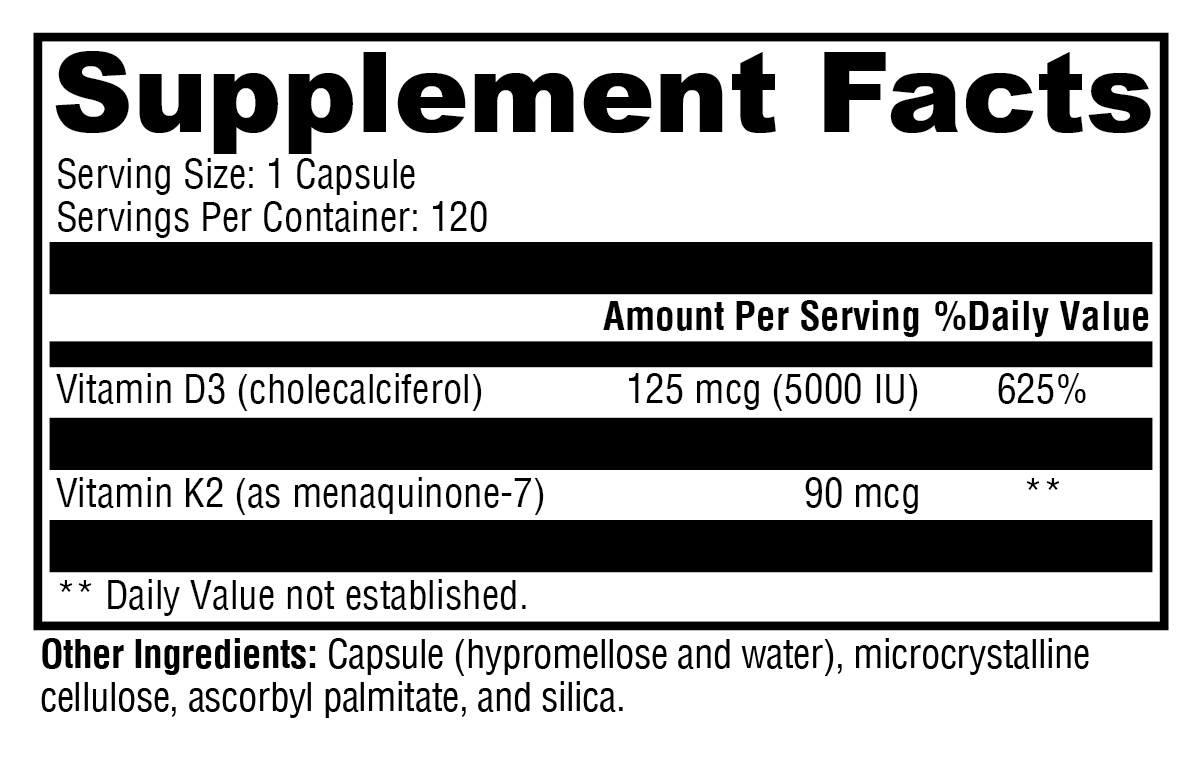 Supplement facts. For more information please call 1 (800) 647-6100