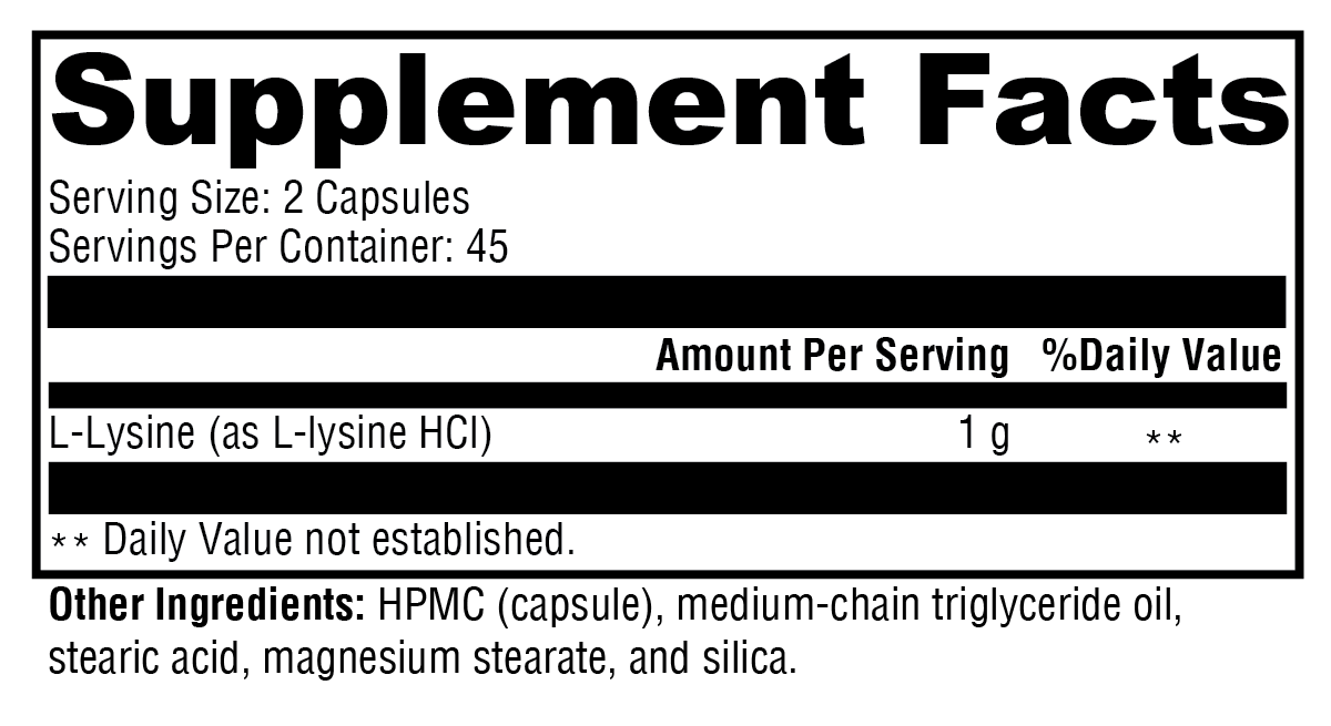 Supplement facts. For more information please call 1 (800) 647-6100