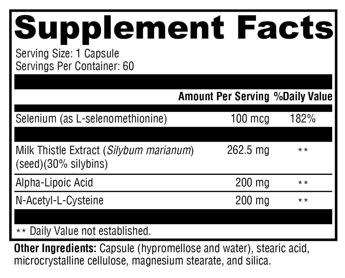 Supplement facts. For more information please call 1 (800) 647-6100