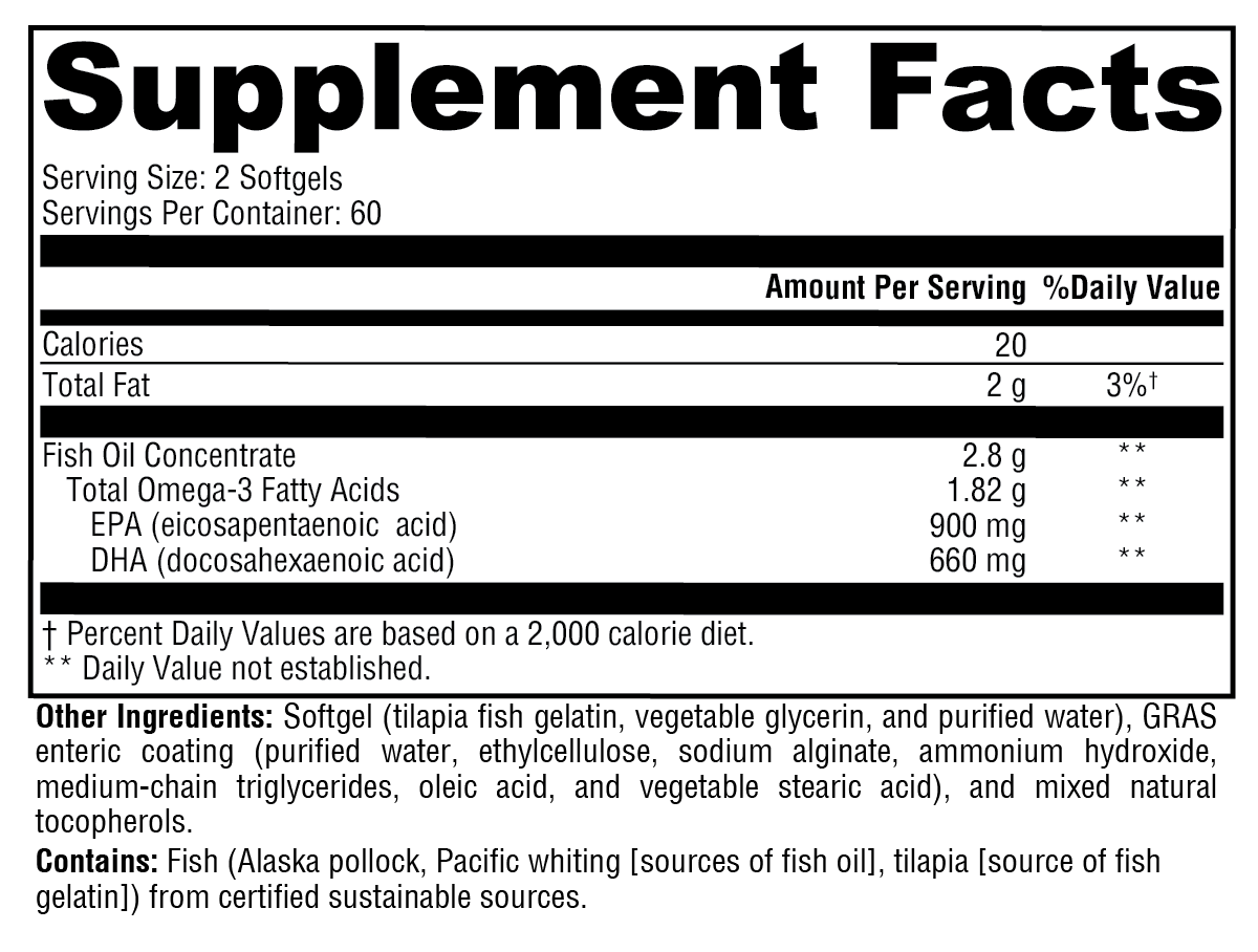 Supplement facts. For more information please call 1 (800) 647-6100