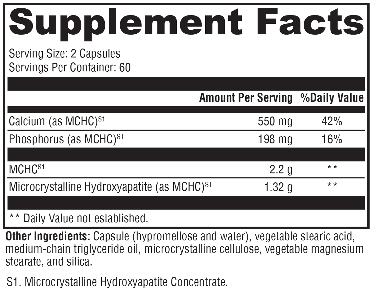 Supplement facts. For more information please call 1 (800) 647-6100