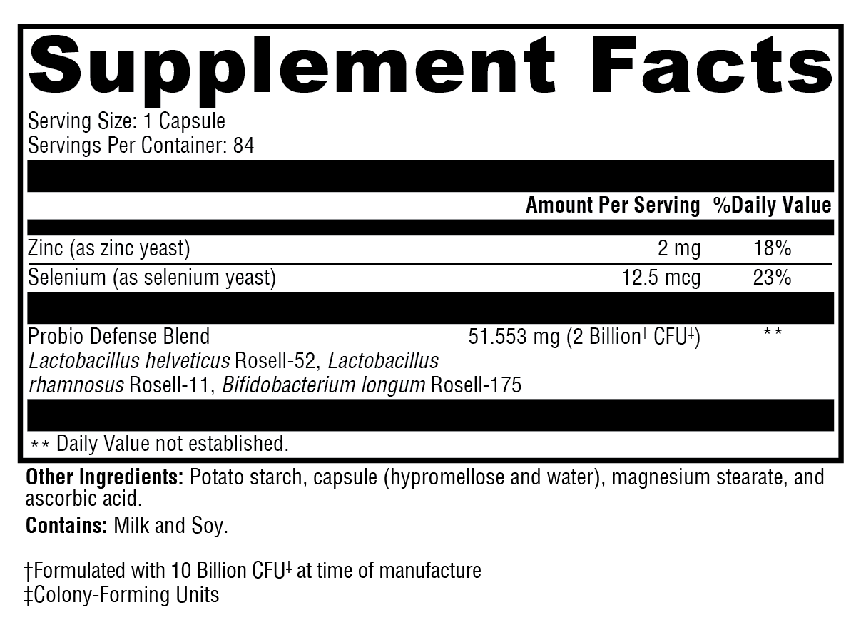 Supplement facts. For more information please call 1 (800) 647-6100