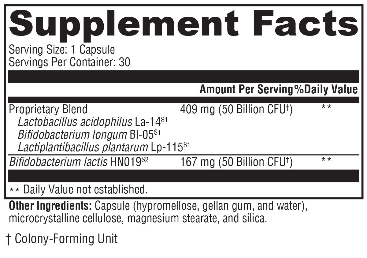 Supplement facts. For more information please call 1 (800) 647-6100
