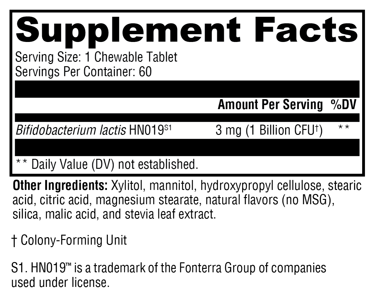 Supplement facts. For more information please call 1 (800) 647-6100