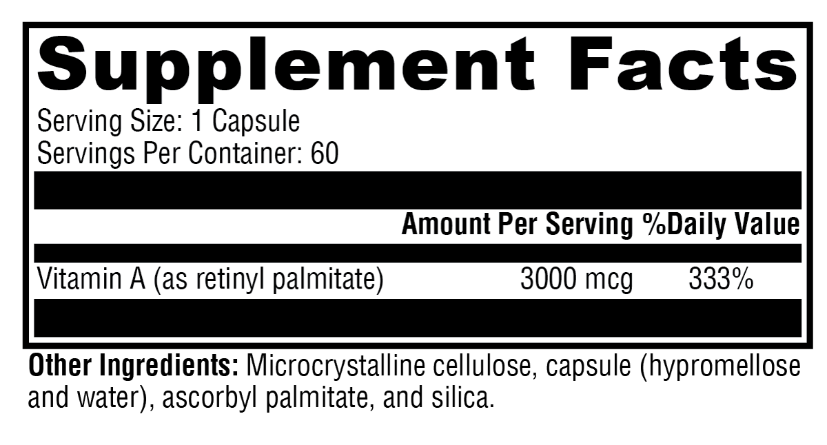 Supplement facts. For more information please call 1 (800) 647-6100