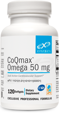 XYMOGEN | CoQmax™ Omega 50 mg 120 Softgels